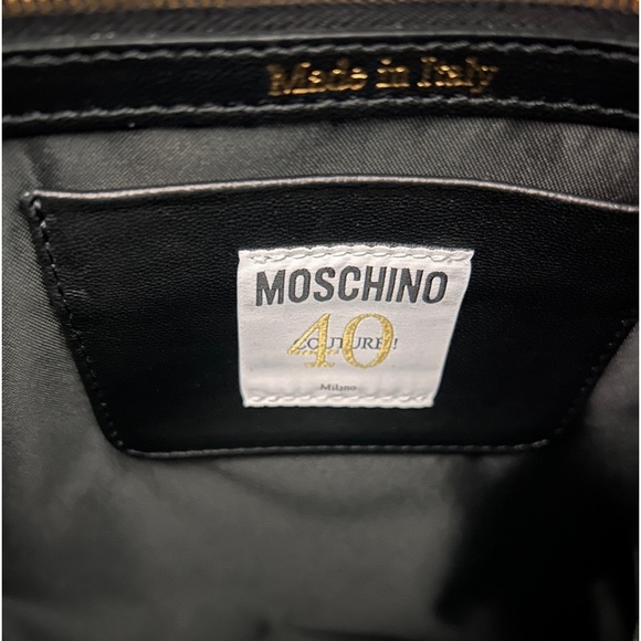 Moschino Couture Heart of Wool Leather Tote NWT - Picture 8 of 10